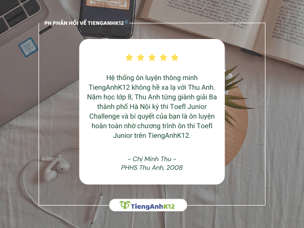 Chia sẻ của chị Minh Thu về việc ôn thi chuyên Anh của con